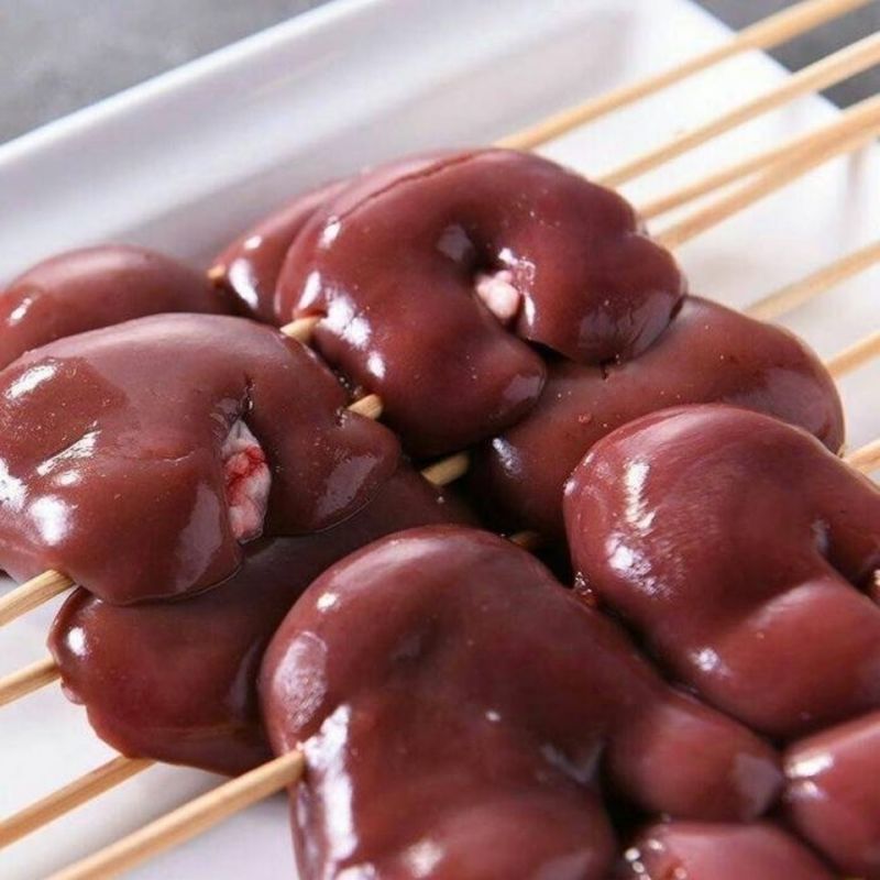 新鲜去油净羊腰子冷冻新鲜羔羊肾生羊肉内腰烧烤爆炒山羊腰子