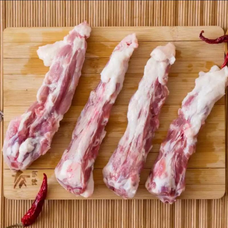 鲜羊尾巴新鲜现宰多肉羊尾骨清真羊尾尖羊尾巴包邮