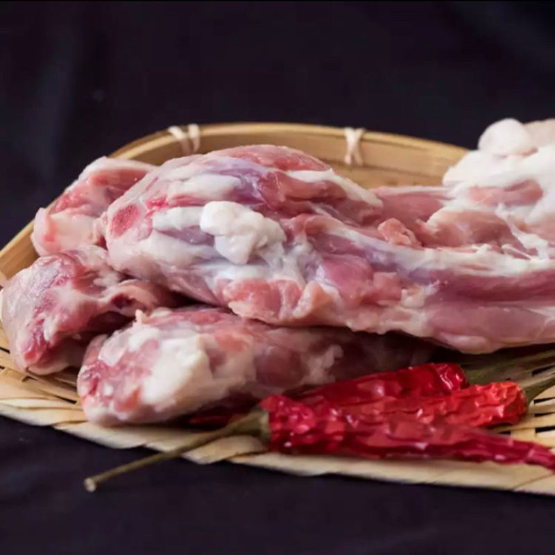 鲜羊尾巴新鲜现宰多肉羊尾骨清真羊尾尖羊尾巴包邮