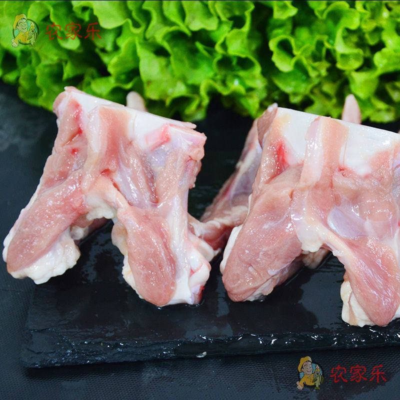 新鲜冷冻鸭锁骨鸭叉骨冷冻锁骨鸭骨鸭架油炸卤肉食材生鸭锁骨