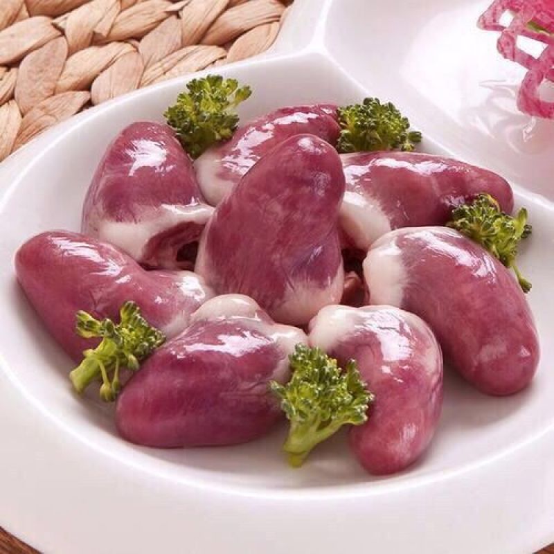 新鲜冷冻鸭心冰冻生鸭心冷冻批发20斤/箱批发包邮