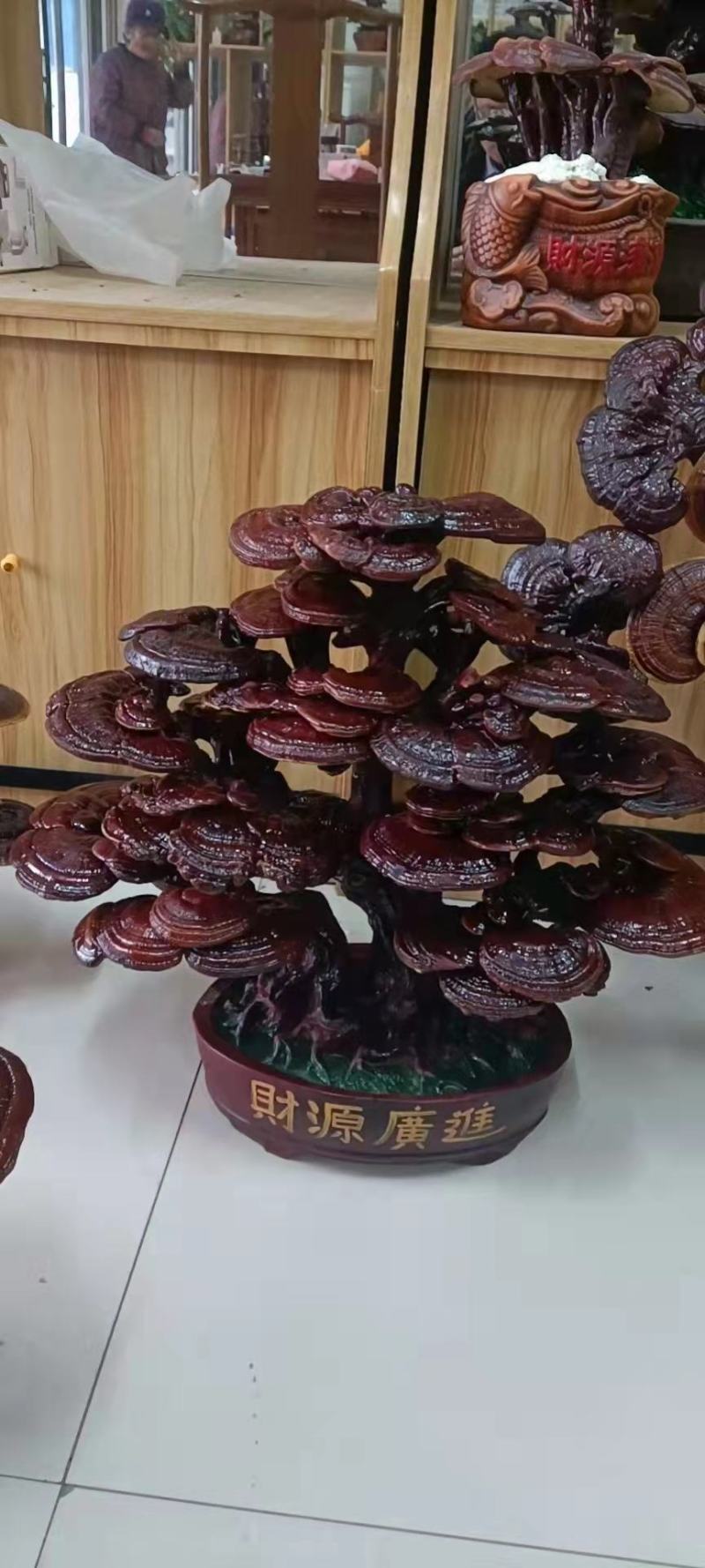 灵芝盆景，祥瑞盆景，居家摆放，商务送礼，开业送礼