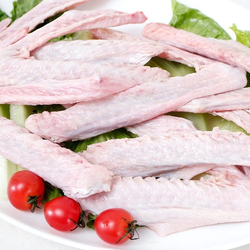 五斤特价农家鹅翅新鲜鹅全翅大鹅翅三节翅鹅肉卤味食材批发