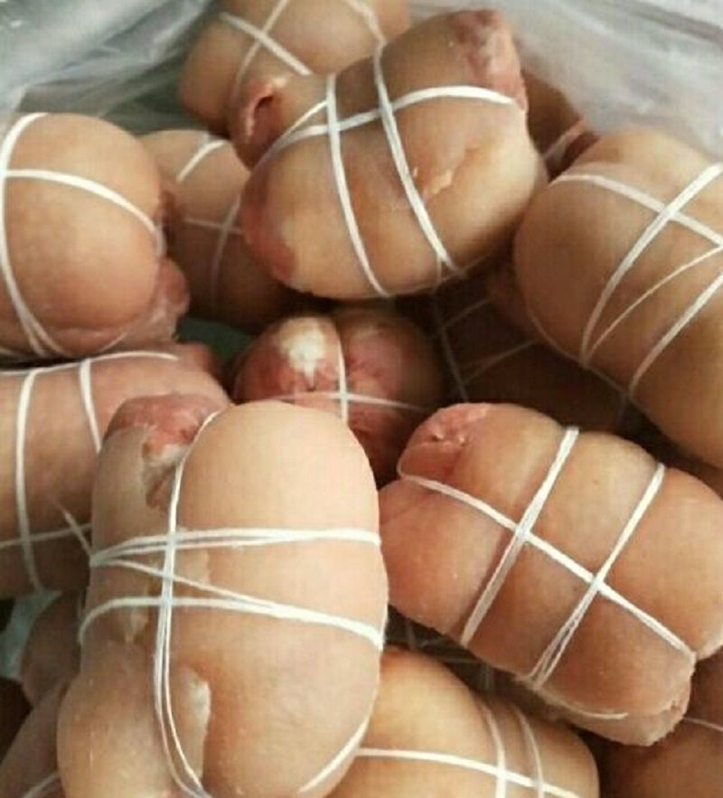 生鲜冷冻捆绑猪蹄半成品五香肘花卤菜店食材整箱20斤
