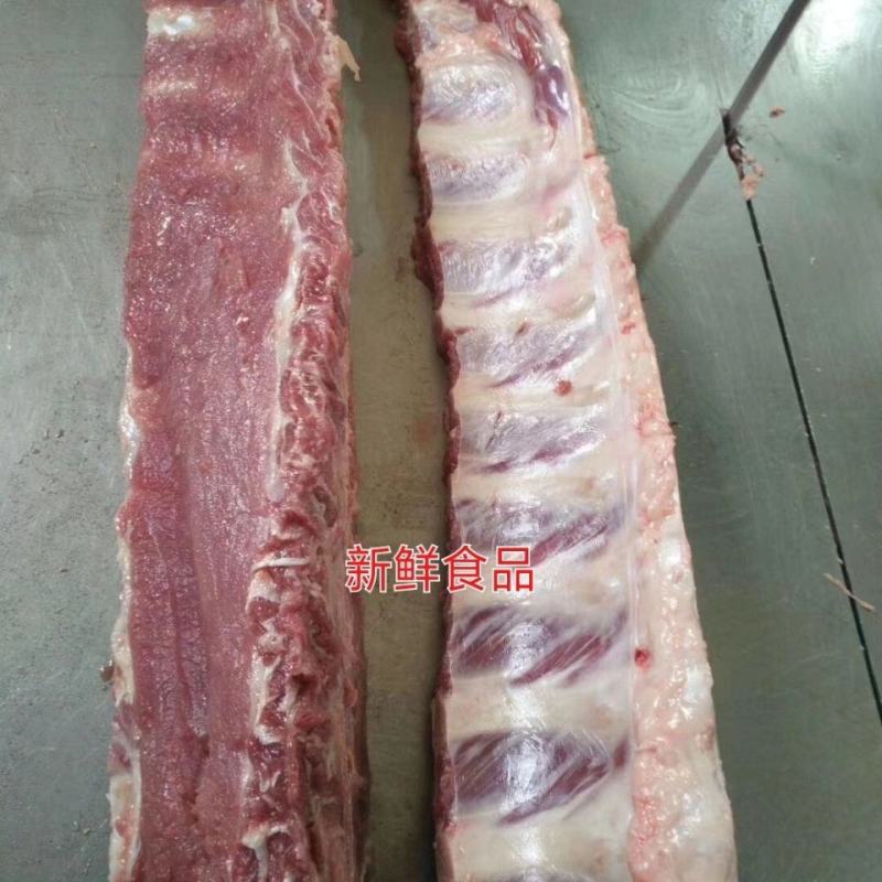 新鲜速冻多肉猪龙骨排骨猪骨头猪脊骨一箱20斤饭店食堂快餐