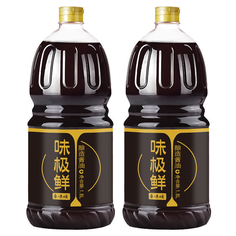 味极鲜生抽特级酱油非转基因酿造酱油家庭用炒菜凉拌提鲜包邮