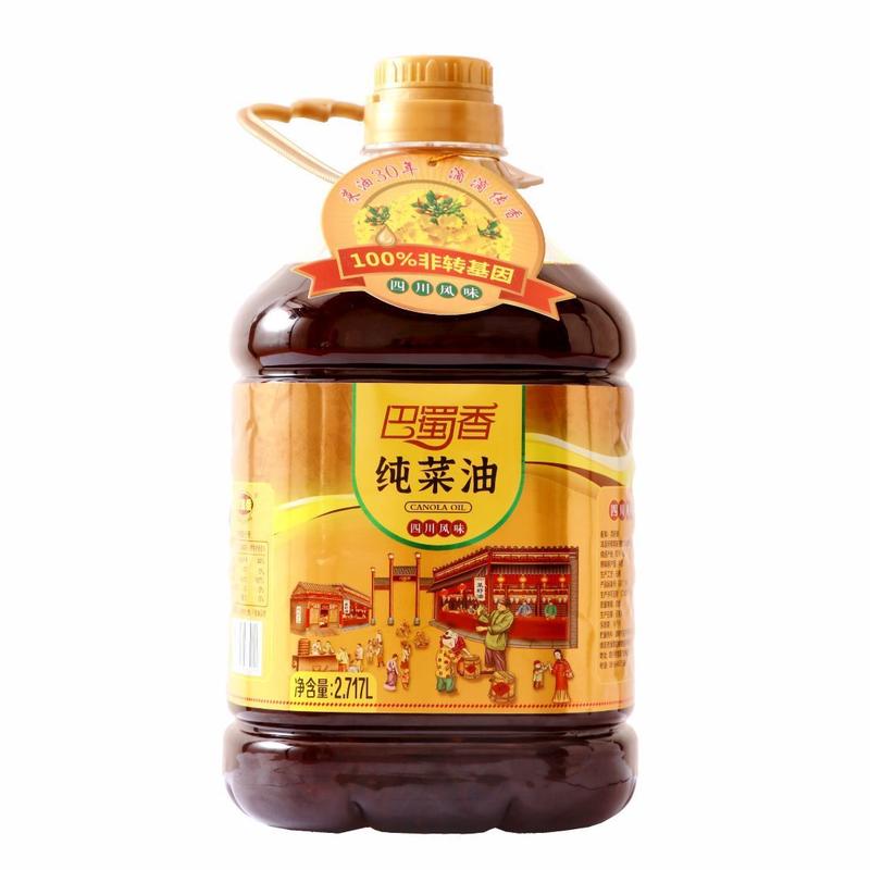 【新菜油热卖】四川非转基因菜籽油纯菜油食用油5斤10斤