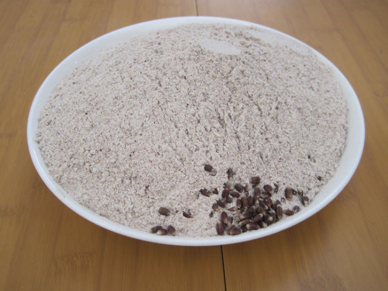 5斤新黑小麦全麦面粉纯黑麦粉新黑全麦粉含麸皮农家食用包邮
