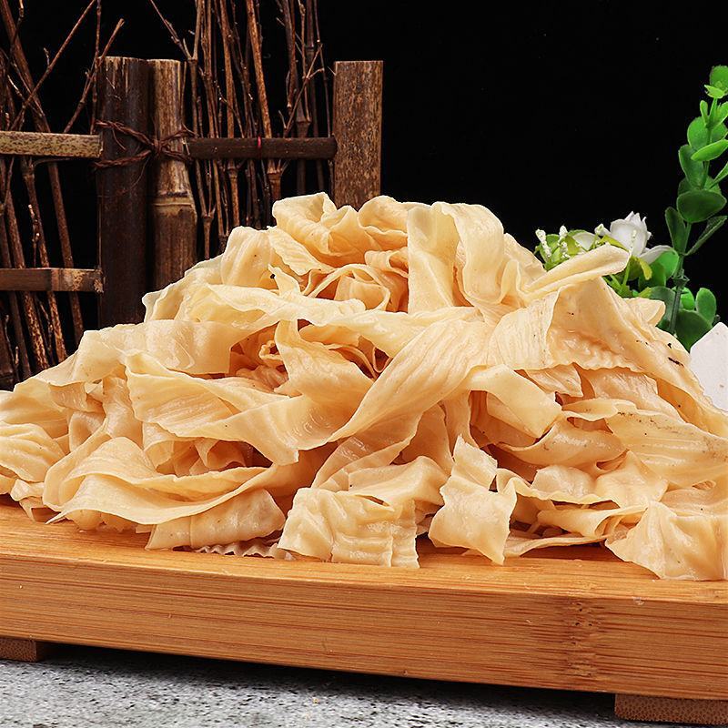 东北豆皮5斤干货手工头层油豆皮丝腐竹薄盐凉拌干豆丝家用