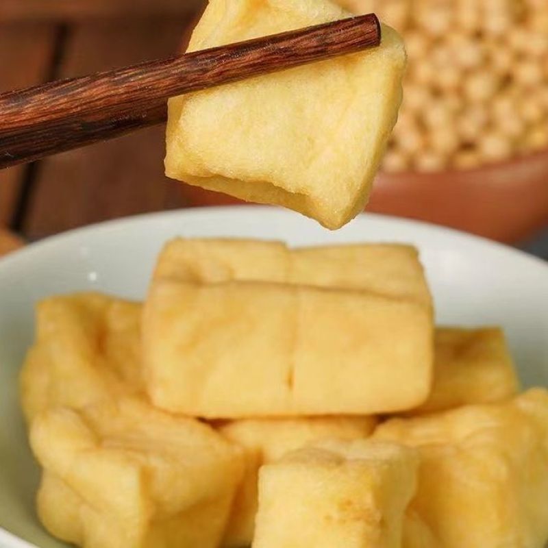 豆腐泡批发豆泡空心油豆腐炸豆腐泡火锅干豆腐泡空心油炸豆腐