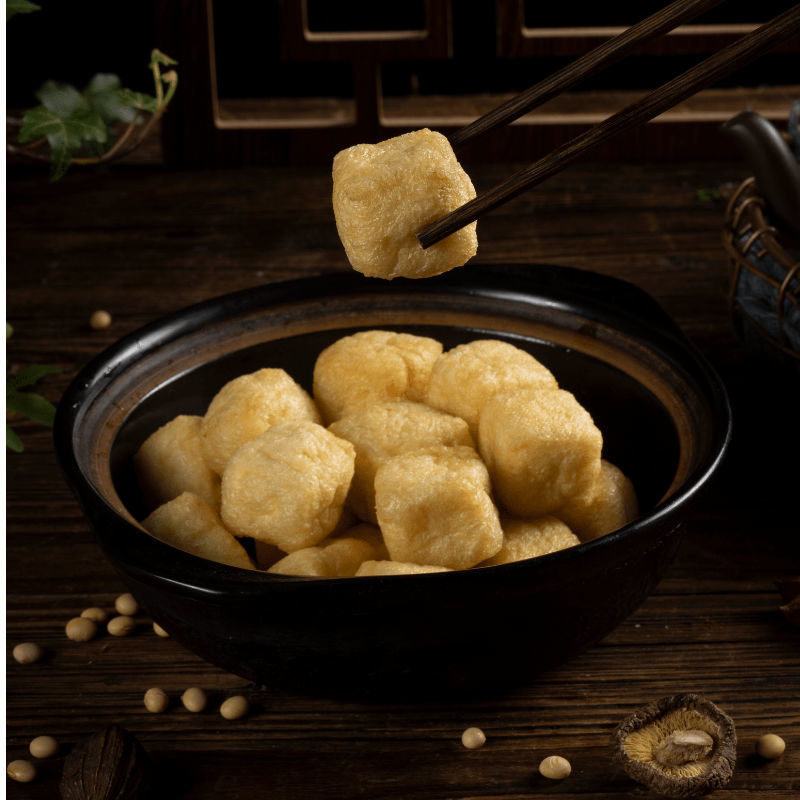 豆腐泡批发豆泡空心油豆腐炸豆腐泡火锅干豆腐泡空心油炸豆腐