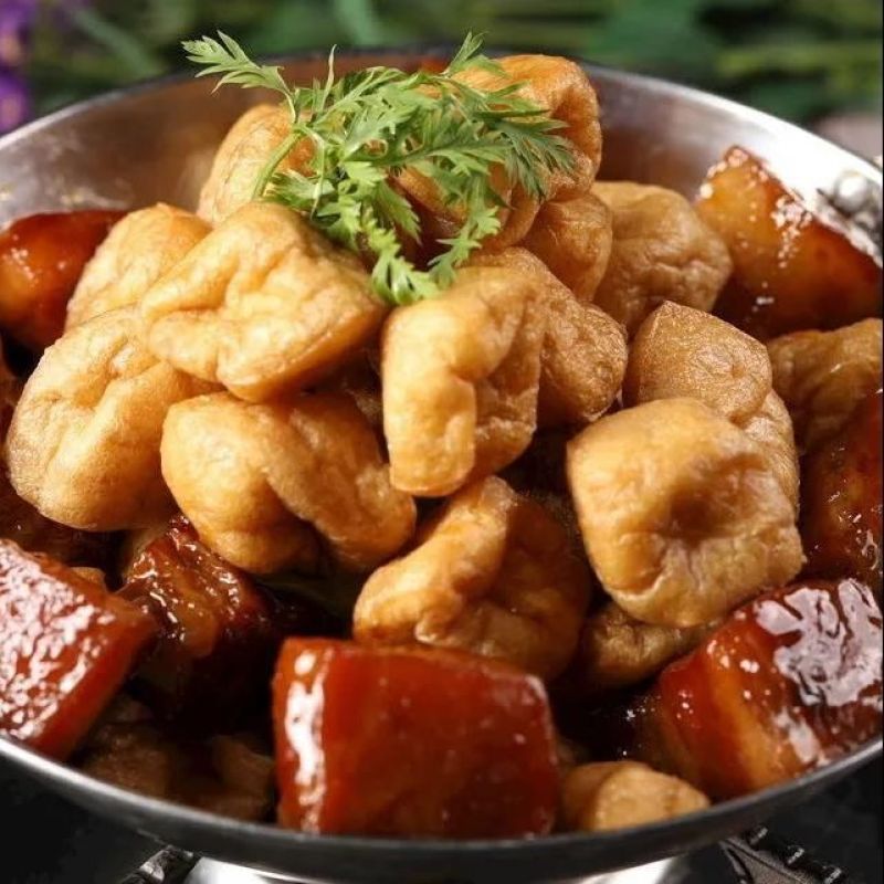 豆腐泡批发豆泡空心油豆腐炸豆腐泡火锅干豆腐泡空心油炸豆腐