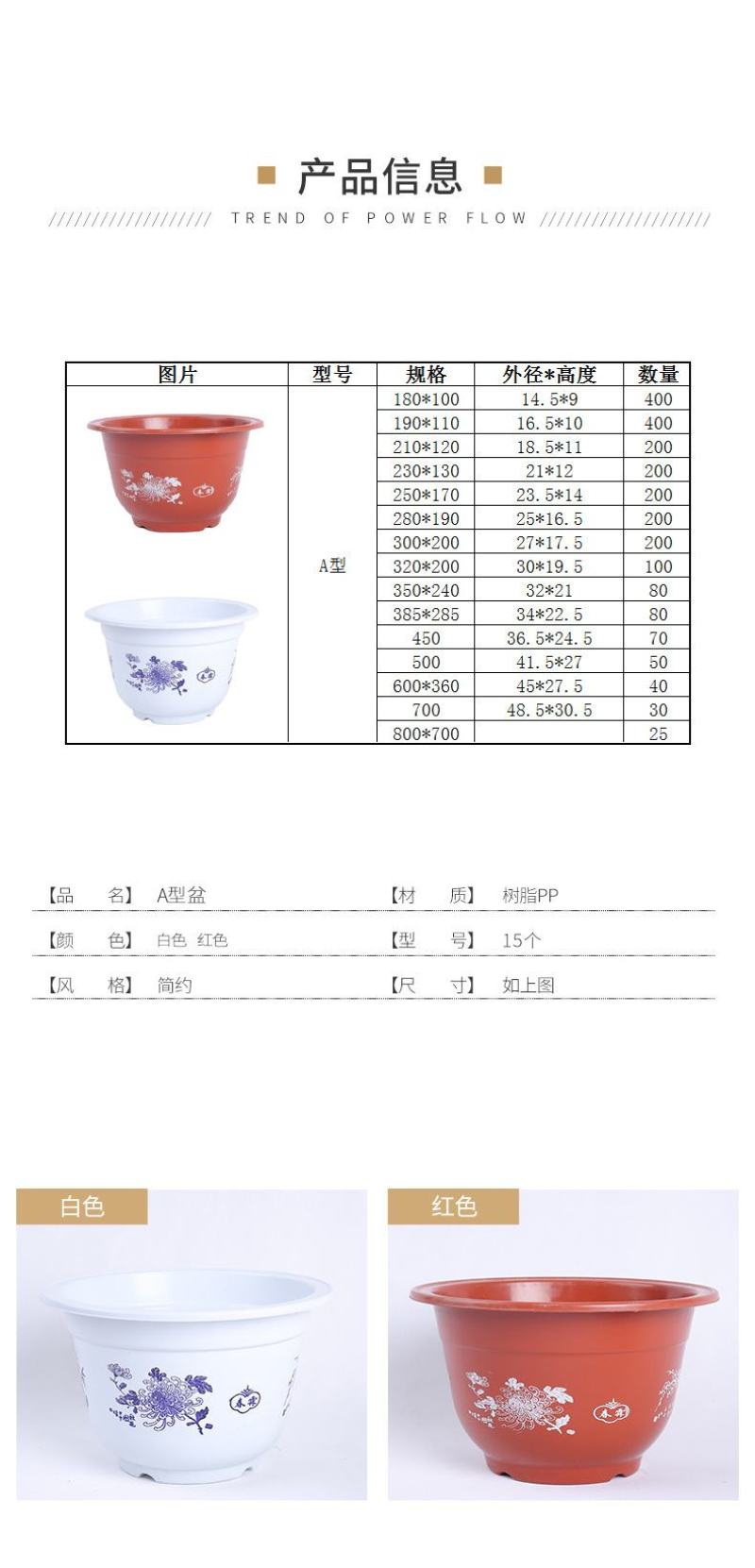 小款环保塑料花盆大号加厚厂家批发特价清仓绿萝盆栽培绿植