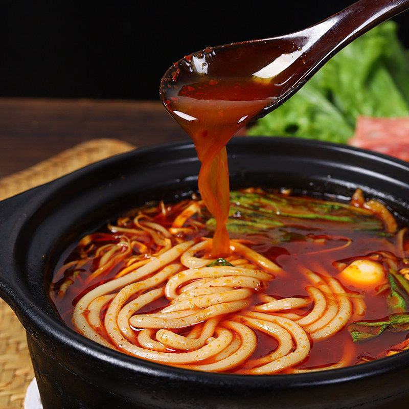 潘老疙瘩过桥米线粗面三包料香辣味牛肉味真空袋麻辣烫米线粉