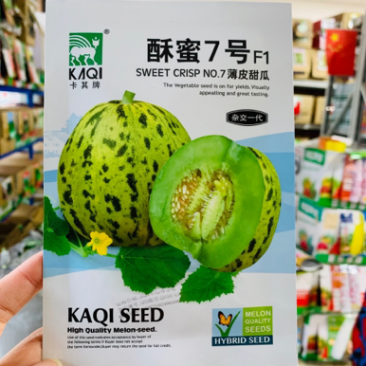 酥蜜7号甜瓜种子1杂交一代高糖薄皮甜瓜种籽香甜爽口
