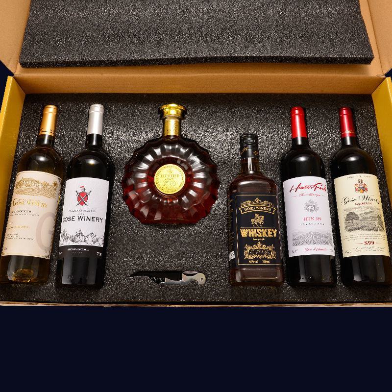 法国进口红酒礼盒装酒水批发整箱洋酒组合套装酒类年货送礼高