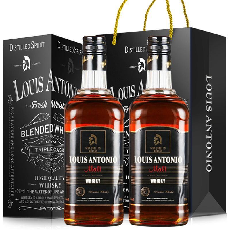 【批发包邮】正品英国洋酒威士忌赠精美礼盒可乐桶酒吧洋酒
