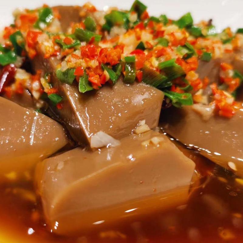 凉粉橡子凉粉即食河南卢氏特产伏牛山特产新鲜橡子凉粉包邮