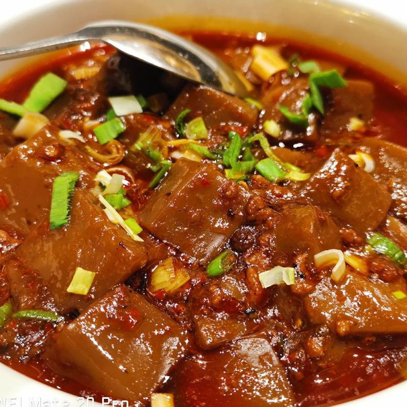 凉粉橡子凉粉即食河南卢氏特产伏牛山特产新鲜橡子凉粉包邮