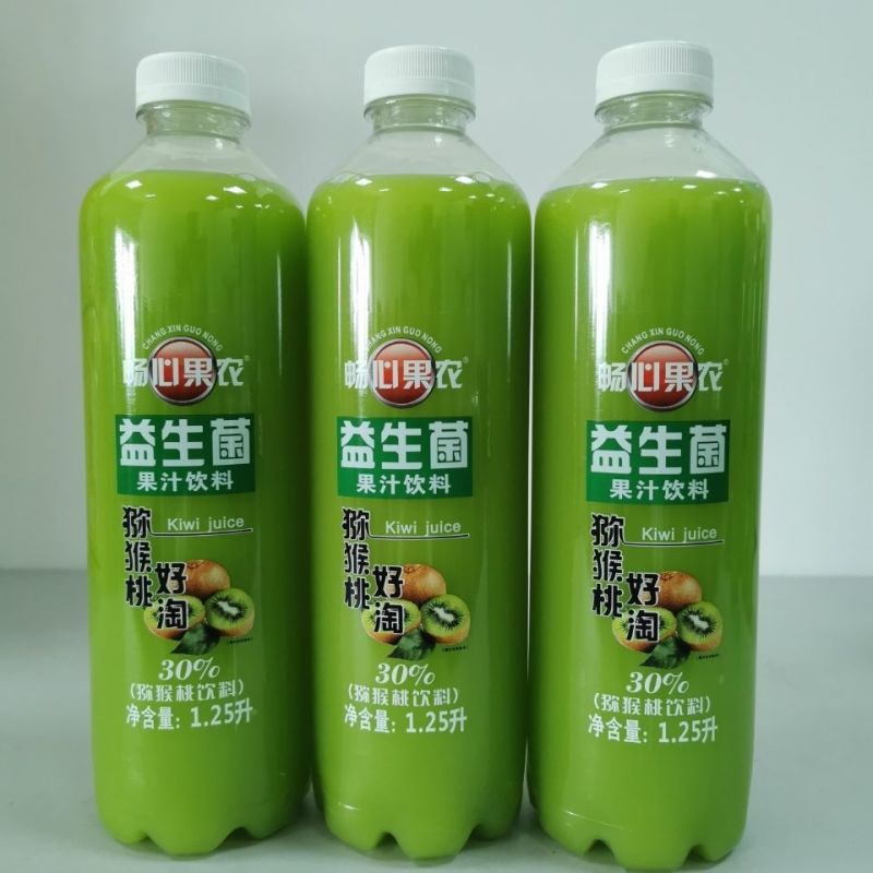【新货】大瓶果汁饮料猕猴桃汁1250ml整箱包邮