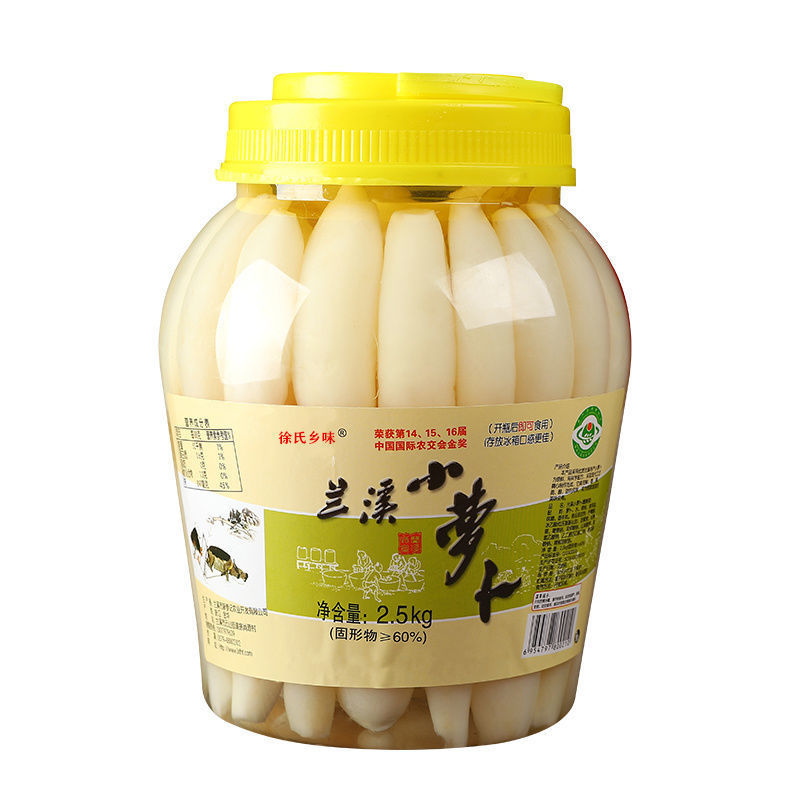兰溪特产酸辣泡椒小萝卜瓶装袋装开胃菜腌制泡菜下饭萝卜干