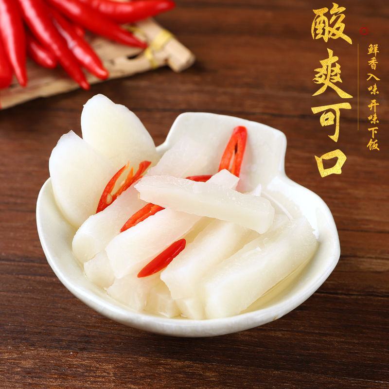 兰溪特产酸辣泡椒小萝卜瓶装袋装开胃菜腌制泡菜下饭萝卜干