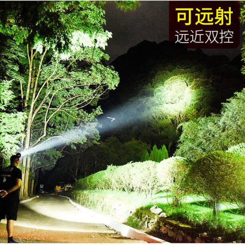 LED头灯强光远射可充电防水超亮头戴式夜钓灯矿灯户外家用