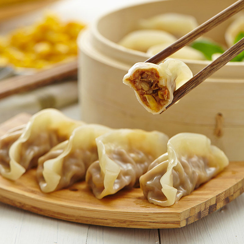 【工厂】蒸饺煎饺锅贴饺子4斤约96个蒸煎饺多口味包邮