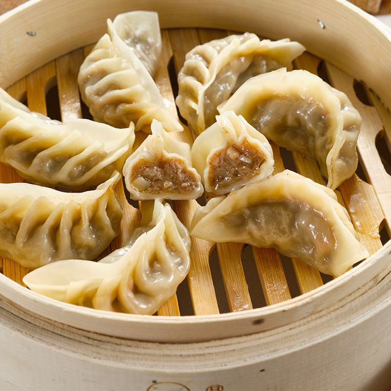 【工厂】蒸饺煎饺锅贴饺子4斤约96个蒸煎饺多口味包邮