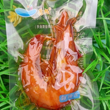 景旭麻辣大虾干虾对虾即食大虾油焖大虾海鲜零食