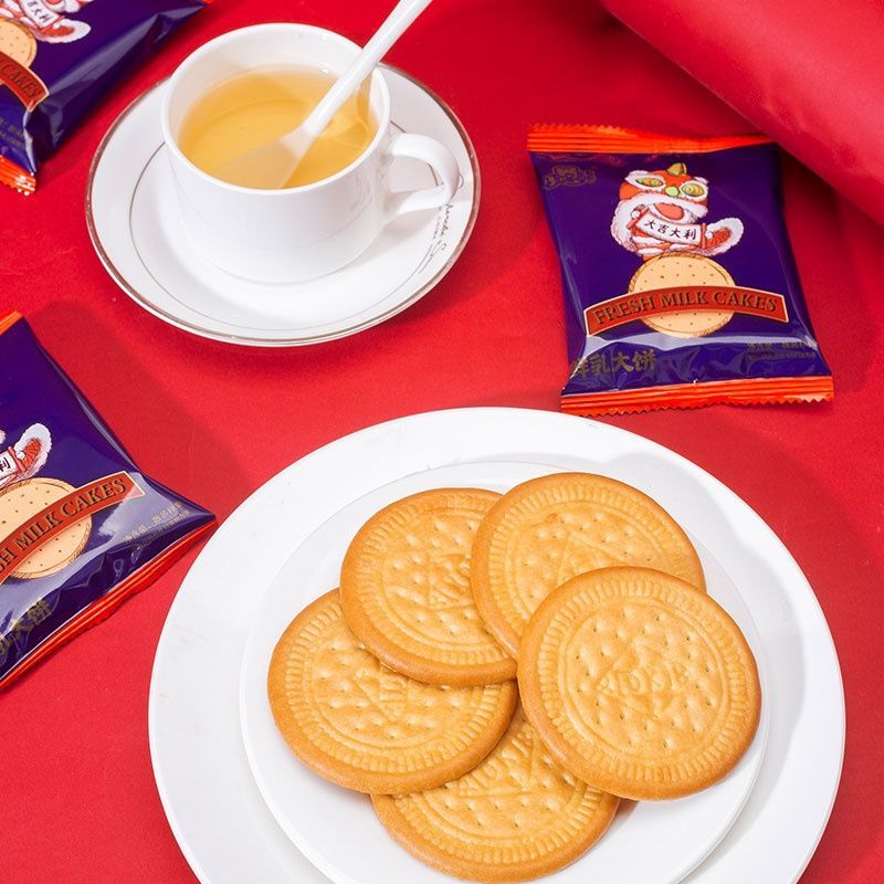 叮咚熊原鲜乳早餐饼干粗粮营养薄脆800克饼干
