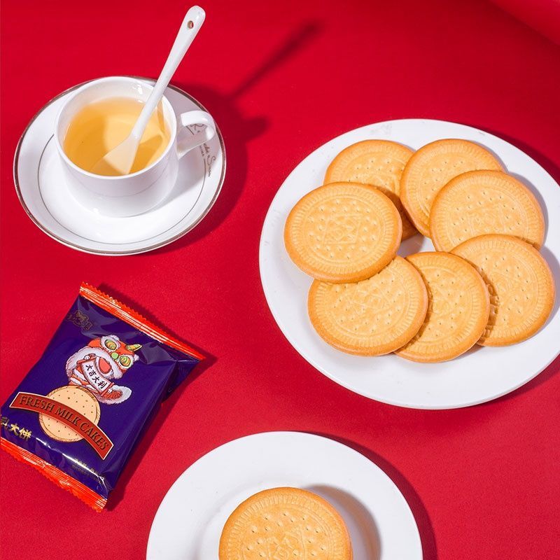 叮咚熊原鲜乳早餐饼干粗粮营养薄脆800克饼干