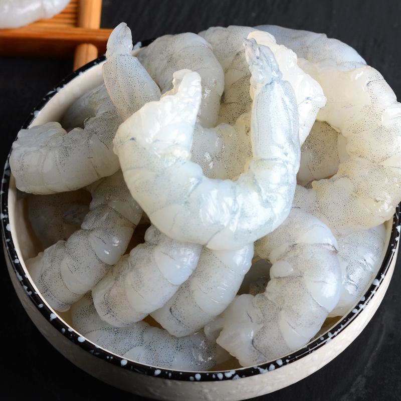 【虾有虾途】新鲜含冰虾仁去虾线虾仁真空包装冷冻虾仁开袋