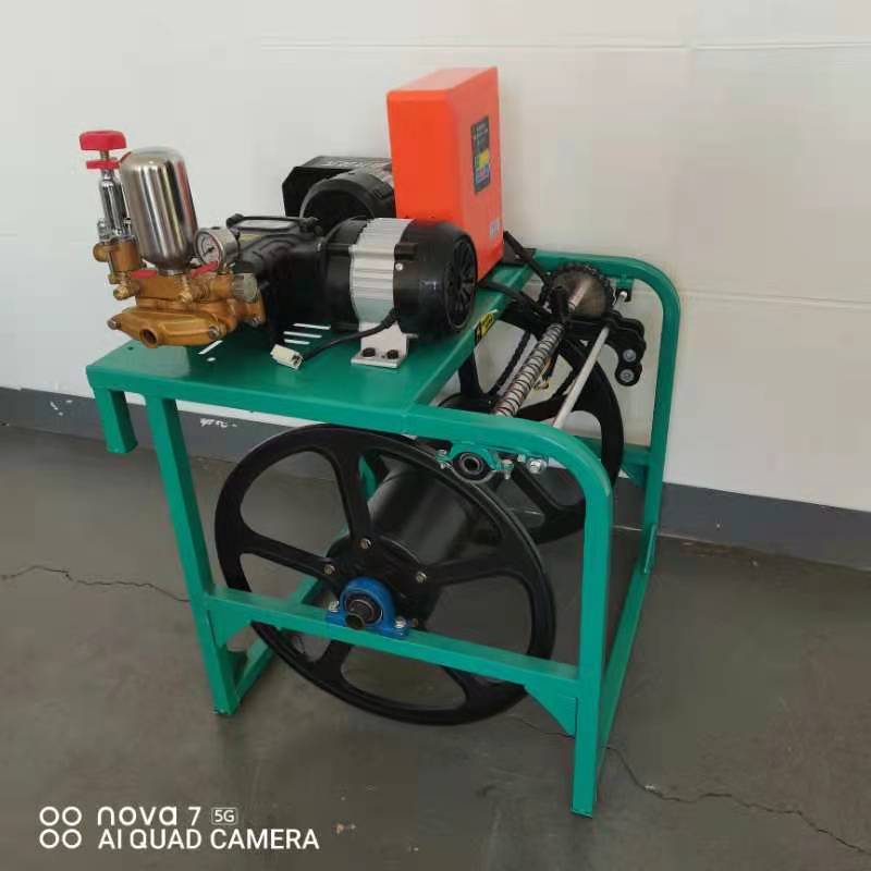 48V-60V电动遥控打药机自动收放管排管打药机