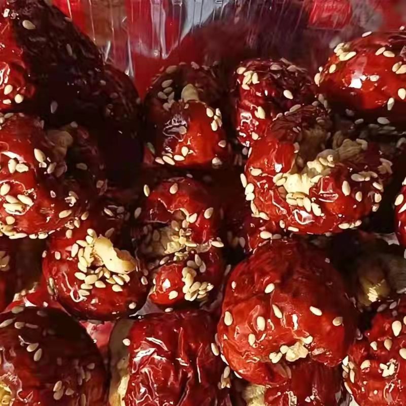 【网红大卖】蜂蜜枣夹核桃香甜可口对接电商商超资质齐全