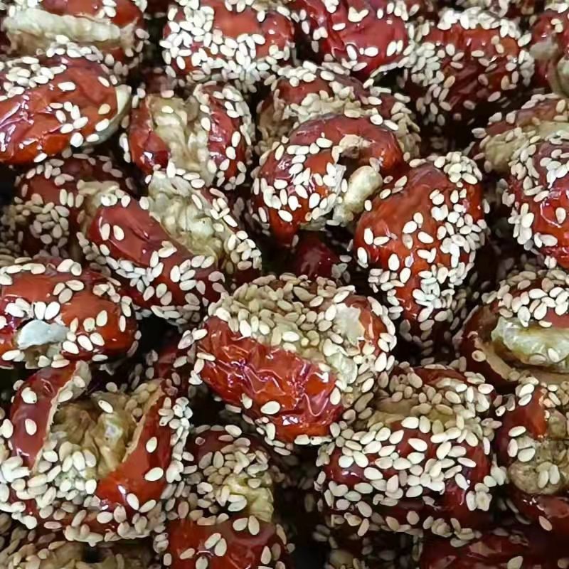【网红大卖】蜂蜜枣夹核桃香甜可口对接电商商超资质齐全