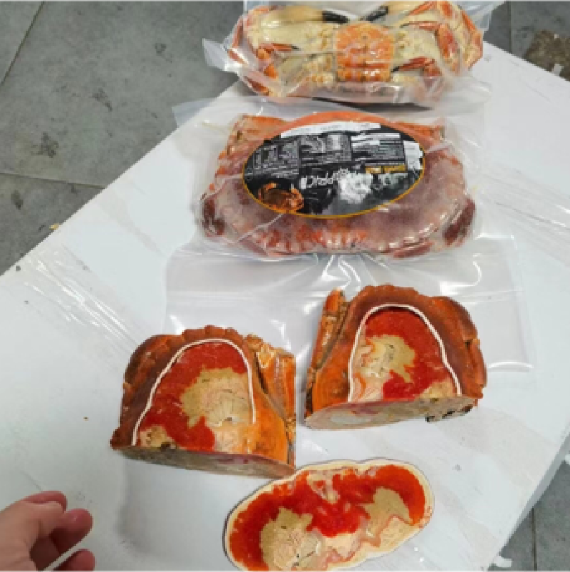 面包蟹10kg/件饱满度非常好，个个带膏。