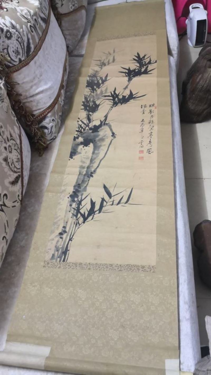 文玩收藏民俗老物件清代老画一幅保存完整