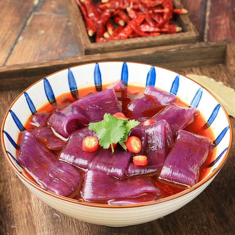 吉蜀源紫薯宽粉条川粉苕皮红苕粉粉紫薯粉红薯粉火锅食材粉