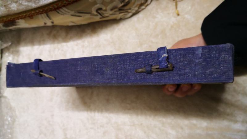 清代松烟观赏墨一块文玩老物件保存完好文房精品