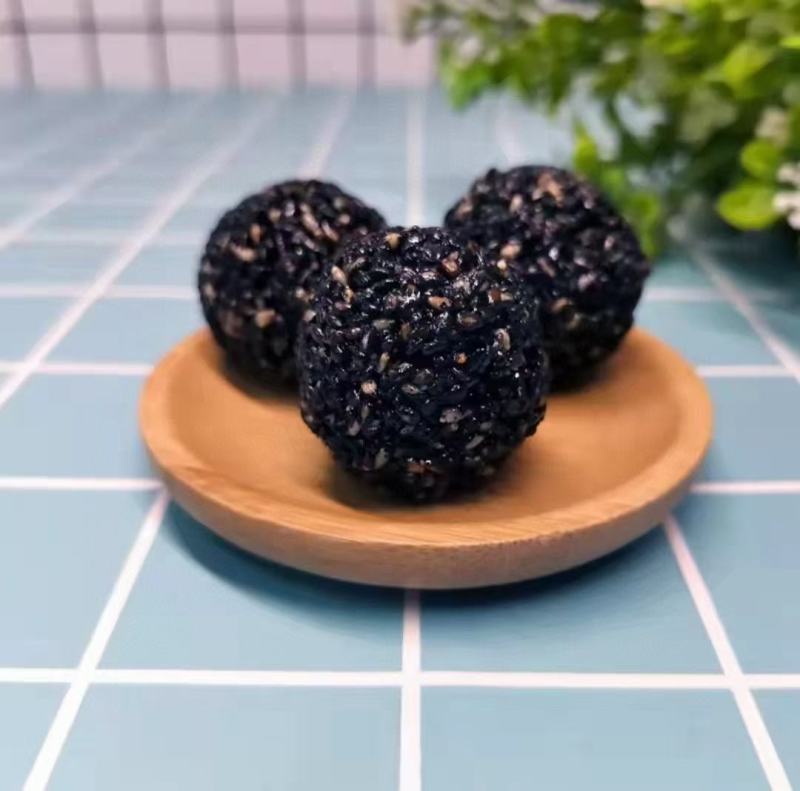 黑芝麻丸孕妇儿童手工零食蜂蜜调配口感佳500克/袋