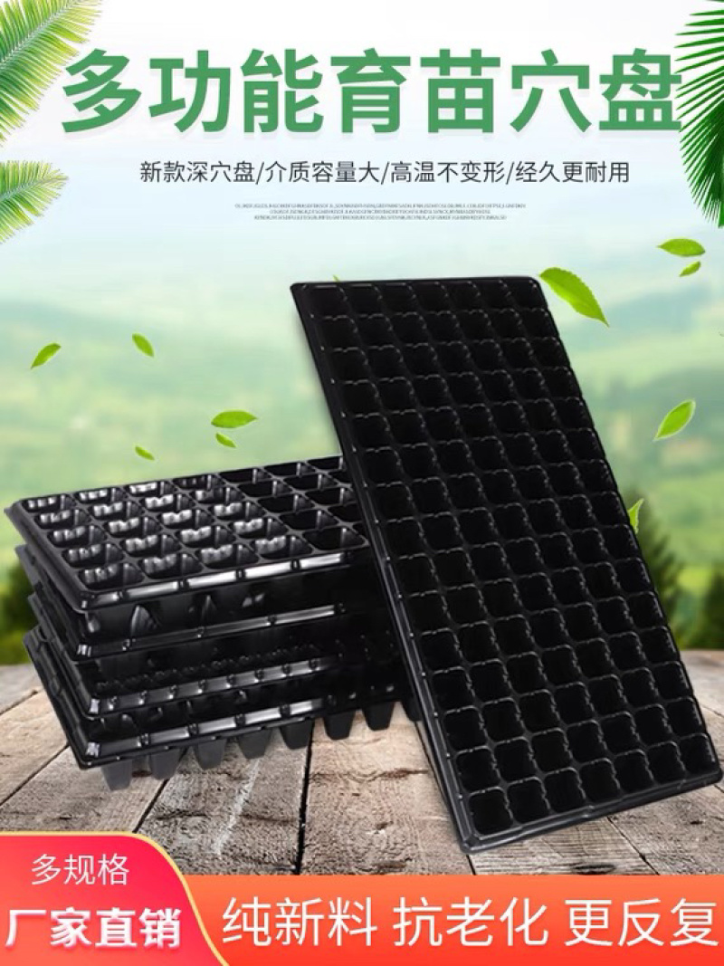 育苗盘育苗盆穴盆塑料多肉种植营养钵蔬菜育种扦插营养育苗盒
