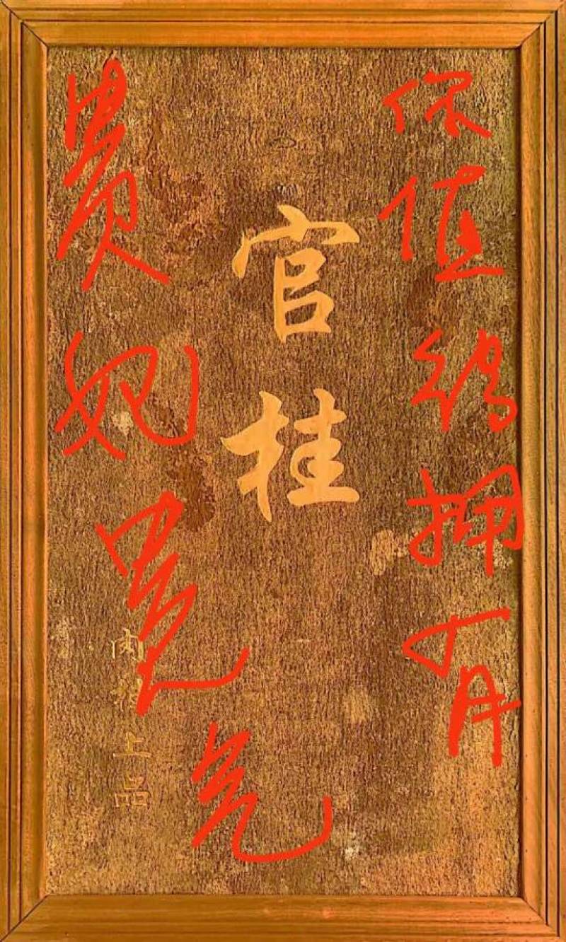 【岭南肉桂]工艺大板桂门扇桂可代客刻字作画(大桂进宅)