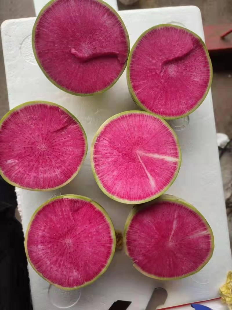 心里美萝卜，油炸，电商，市场，加工厂，，