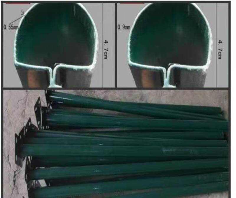 金属立柱荷兰网金属围栏柱养殖园果园立柱桩