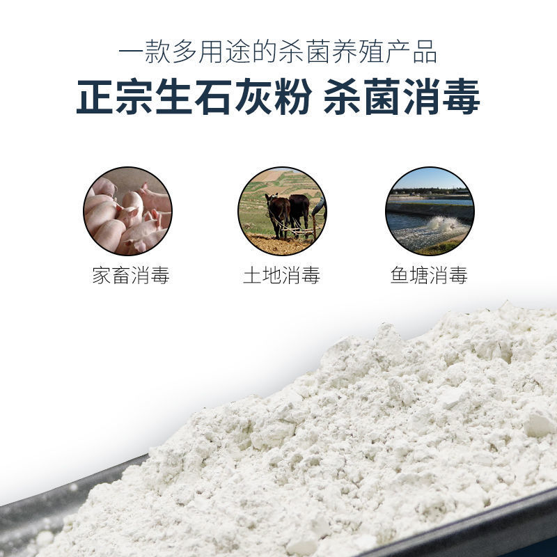 茶海生石灰粉块室内防潮防霉干燥剂养殖杀菌消毒除湿驱虫净水