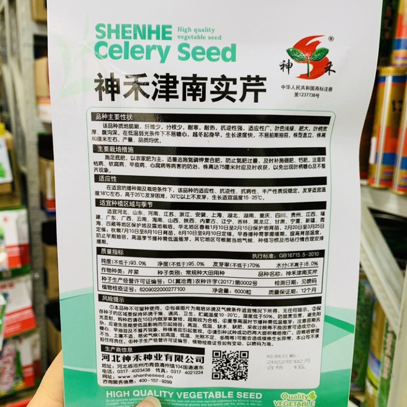 神禾津南实芹种子耐寒耐热纤维少芹菜种子南北方均可种植