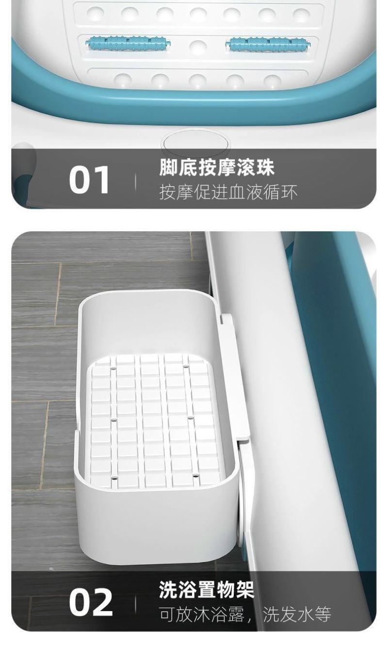 泡澡桶大人折叠成人全身浴桶家用洗澡桶汗蒸沐浴桶神器可坐躺