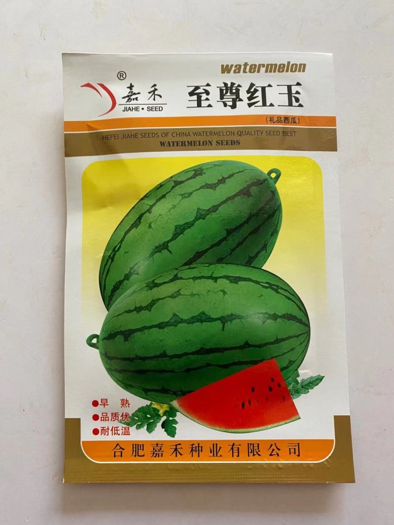 礼品西瓜种子至尊红玉红瓤西瓜品种种子早熟