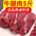 【5斤超便宜】生鲜牛肉牛腿肉批发调理黄牛肉多省包邮免运费